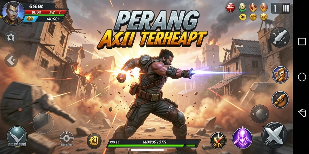 Tampilan utama gameplay 666I dengan aksi yang seru dan mendebarkan.