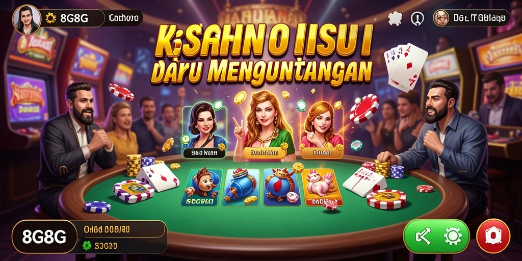 Tampilan menarik di <strong>8G8G</strong> saat bermain kasino.