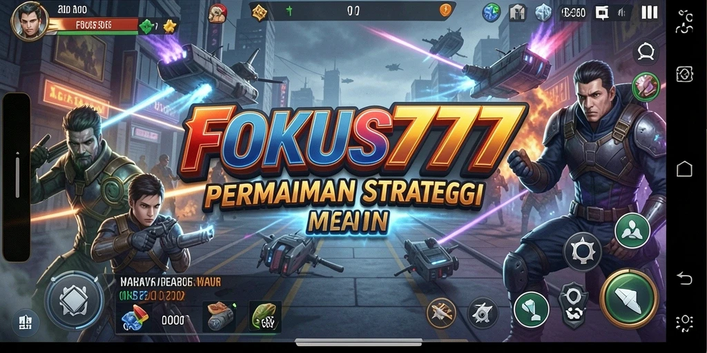 Tampilan gameplay SLG yang menarik dan interaktif di FOKUS777.