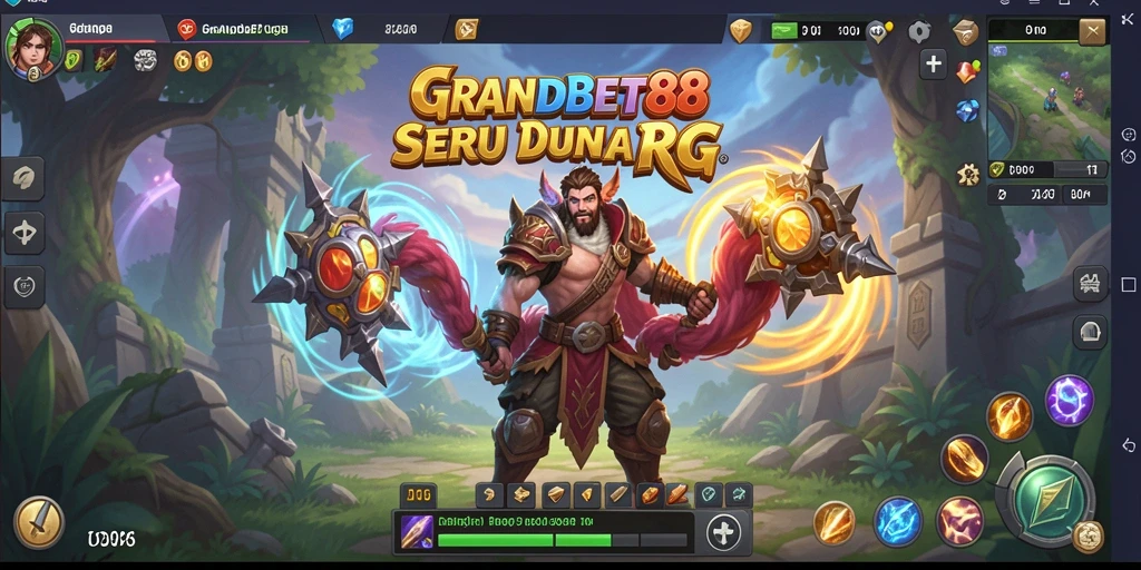 Tampilan gameplay RPG seru dalam GRANDBET88 dengan aksi mendebarkan.