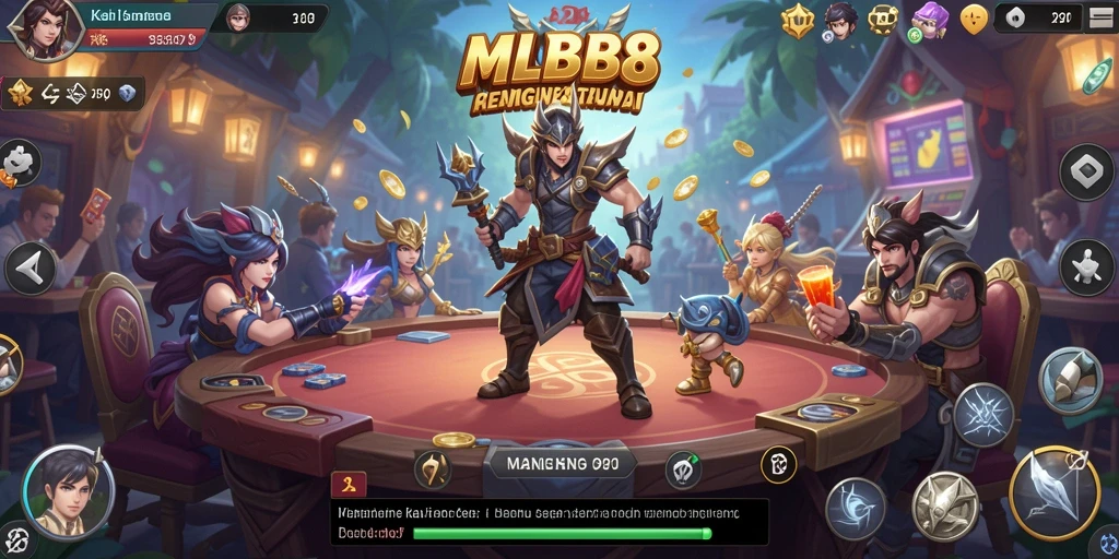 Screenshot gameplay MLBB8 menampilkan aksi seru dalam permainan Kasino.