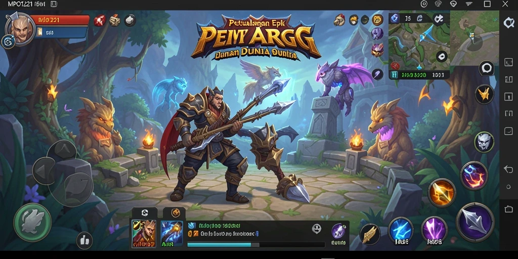 Tampilan gameplay MPO1221 yang memukau dalam dunia ARPG.