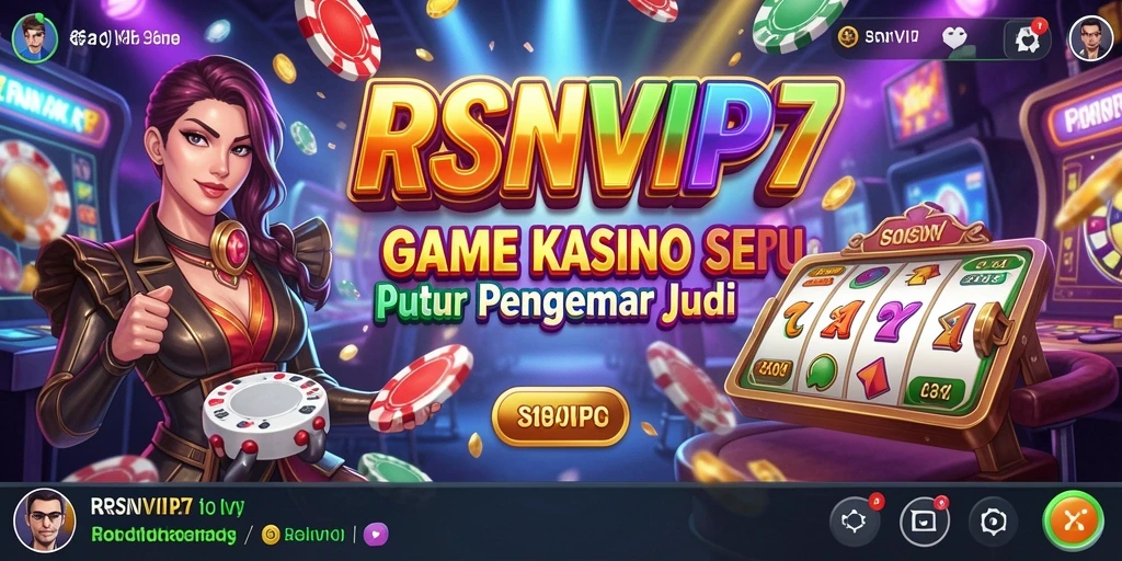Tampilan menakjubkan dari gameplay kasino di RSNVIP7.