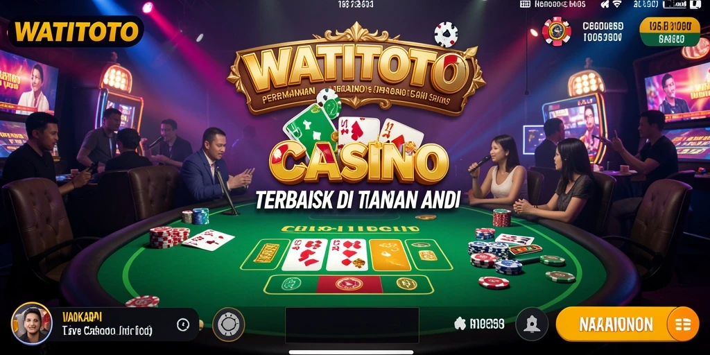 Tampilan gameplay WATITOTO yang mendebarkan di Live Casino.